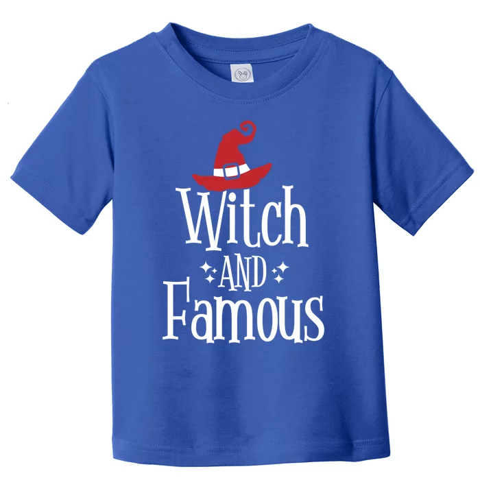 Witch And Famous Witchy Attire Halloween Costume Cute Gift Toddler T-Shirt