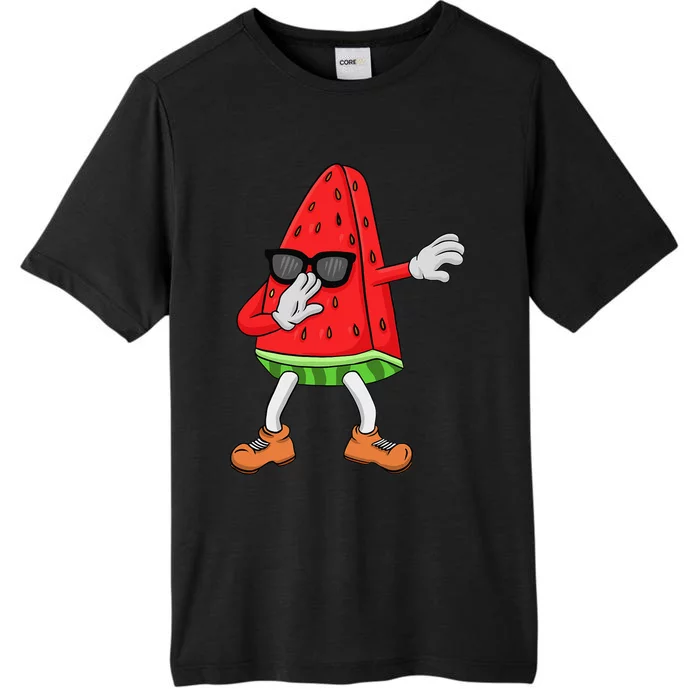 Watermelon Art For Dabbing Watermelon Wedge Lovers ChromaSoft Performance T-Shirt