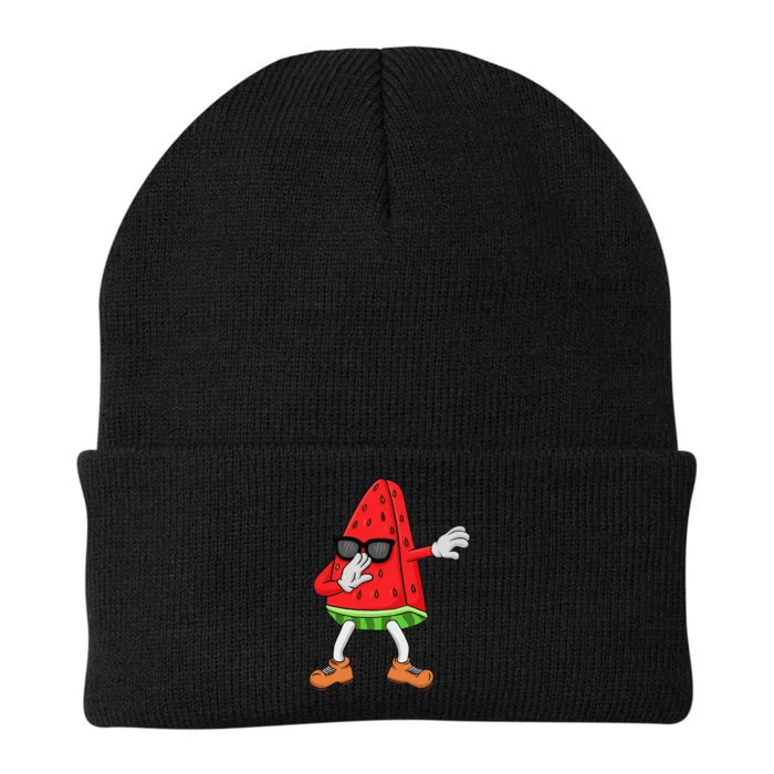 Watermelon Art For Dabbing Watermelon Wedge Lovers Knit Cap Winter Beanie