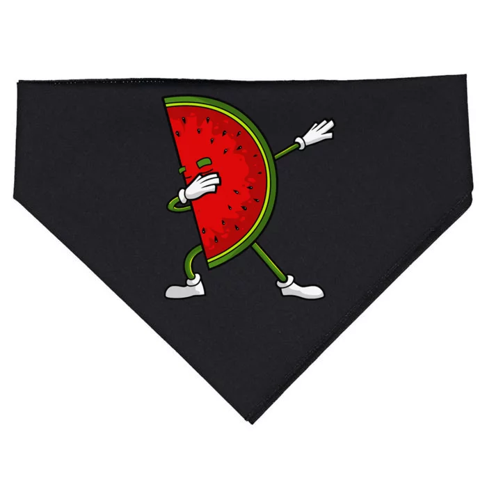 Watermelon Art For Dabbing Watermelon Wedge Lovers USA-Made Doggie Bandana