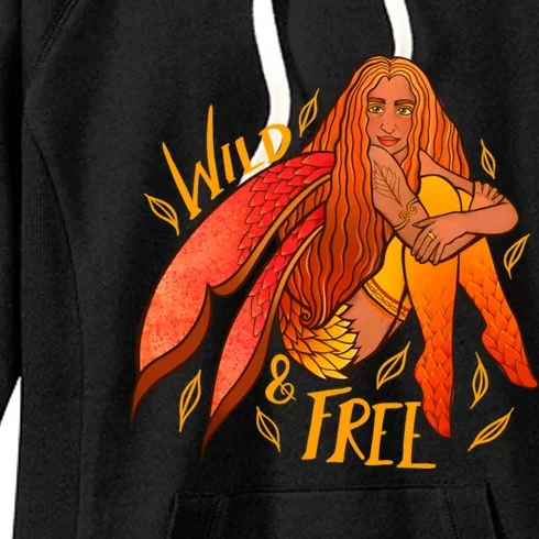 Wild And Free Autumn Fairy Druid Gift Women's Fleece Hoodie