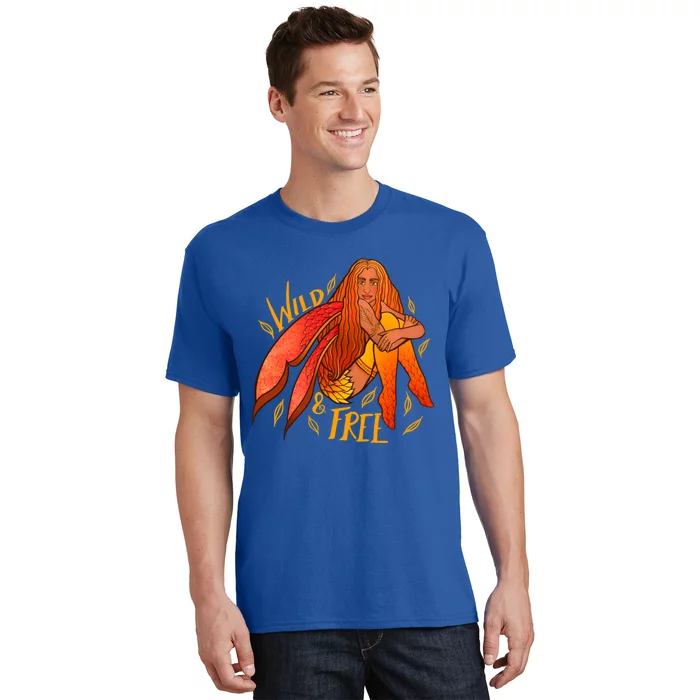 Wild And Free Autumn Fairy Druid Gift T-Shirt