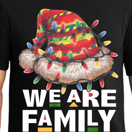 We Are Family African Dope Black Christmas Matching Family Pajama Set