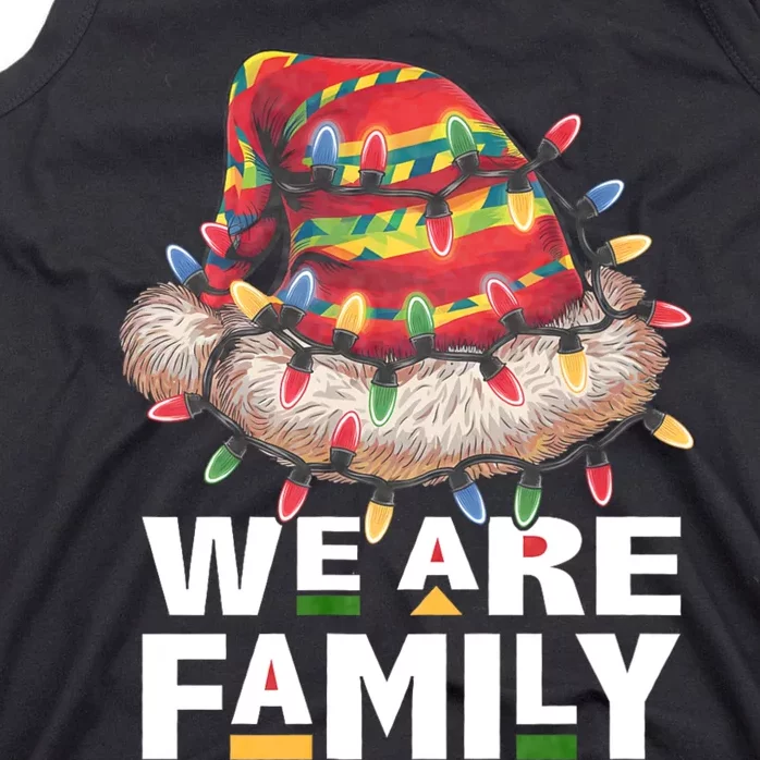 We Are Family African Dope Black Christmas Matching Family Tank Top