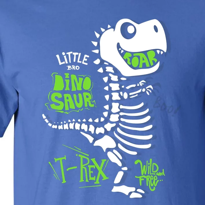 Wild And Free TRex Dinosaur Skeleton Funny Dinosaurs Cool Gift Tall T-Shirt