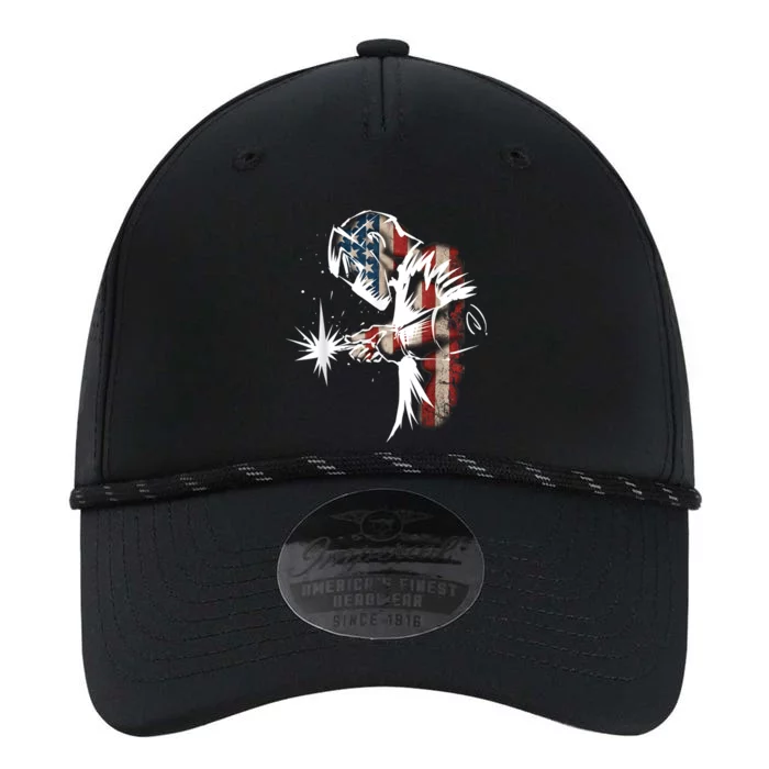 Welder American Flag USA Patriotic Welder Performance The Dyno Cap