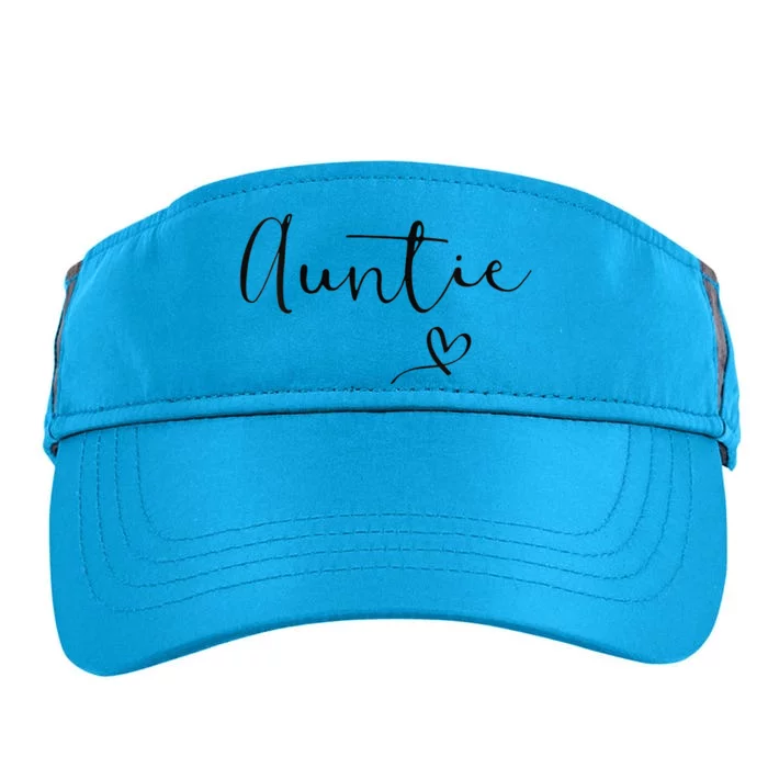 Womens Auntie For Women Aunt Birthday Christmas Mother's Day Adult Drive Performance Visor