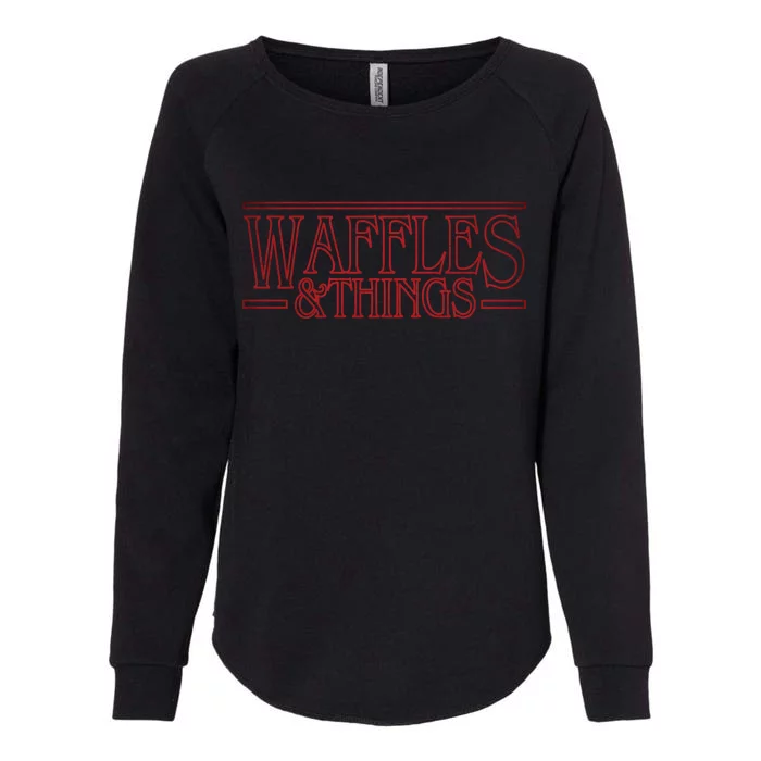 Waffles & Things Womens California Wash Sweatshirt