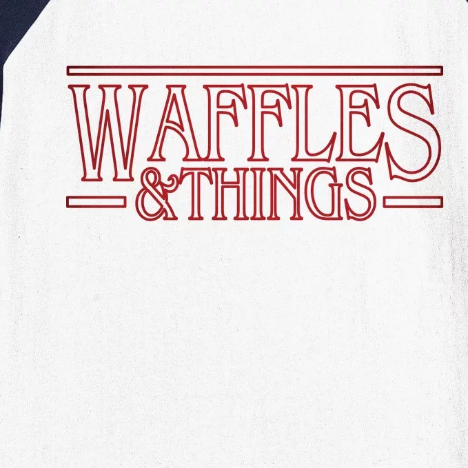 Waffles & Things Baseball Sleeve Shirt