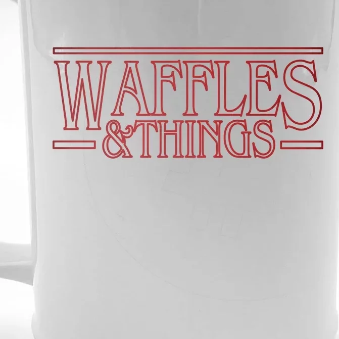 Waffles & Things Front & Back Beer Stein