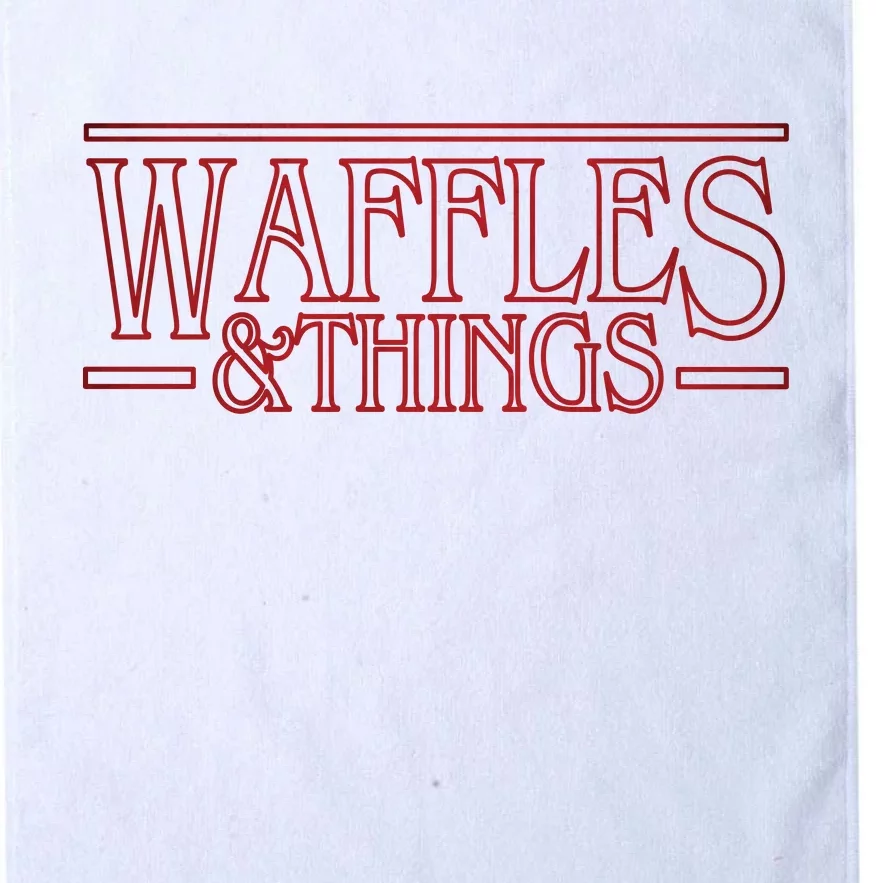 Waffles & Things Platinum Collection Golf Towel