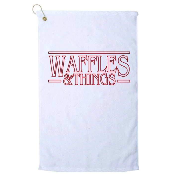 Waffles & Things Platinum Collection Golf Towel