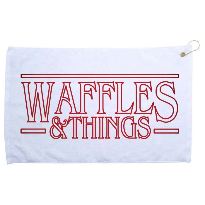 Waffles & Things Grommeted Golf Towel