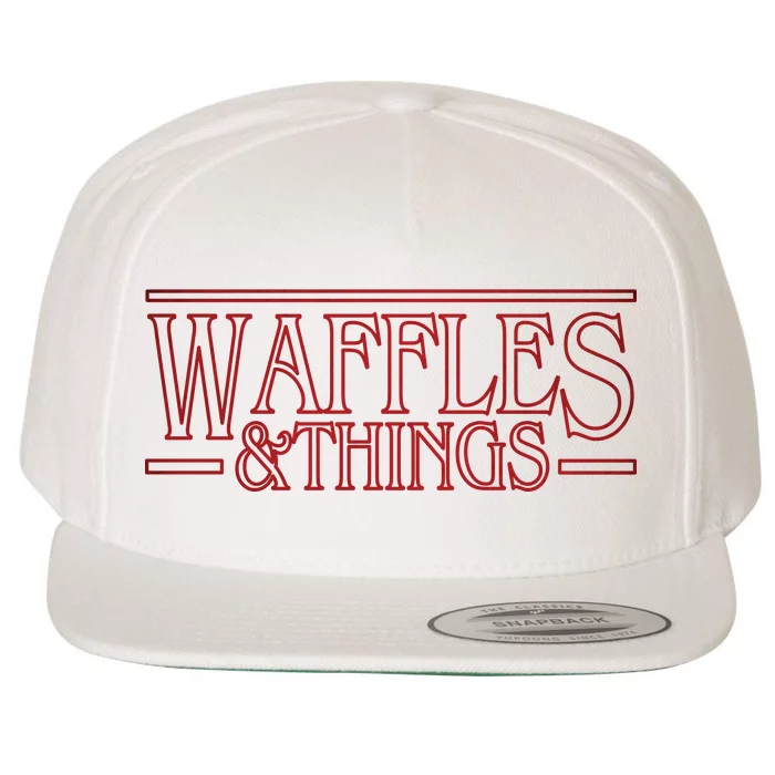 Waffles & Things Wool Snapback Cap