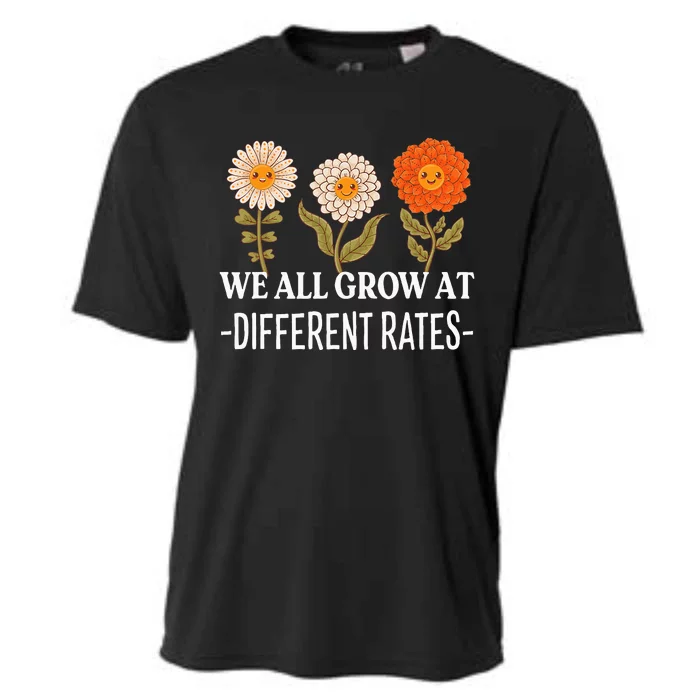 We All Grow At Different Rates Back To School Cooling Performance Crew T-Shirt