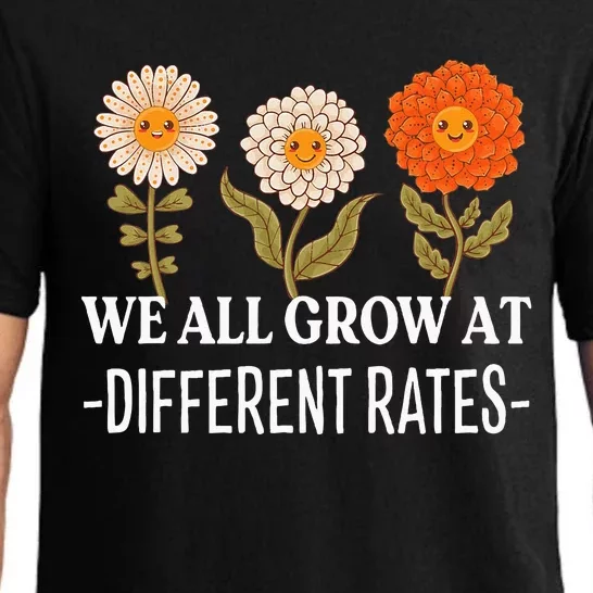 We All Grow At Different Rates Back To School Pajama Set