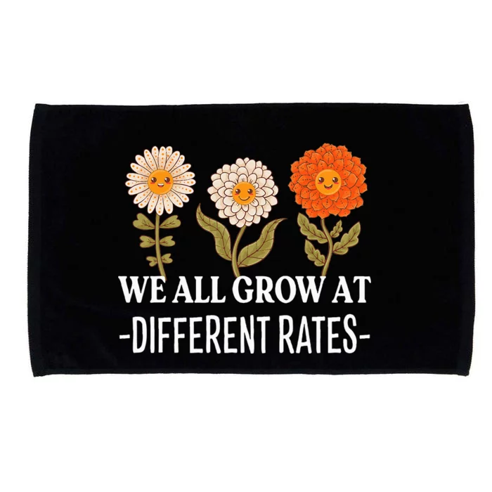 We All Grow At Different Rates Back To School Microfiber Hand Towel