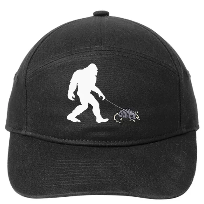 Walking Armadillo Gifts 7-Panel Snapback Hat