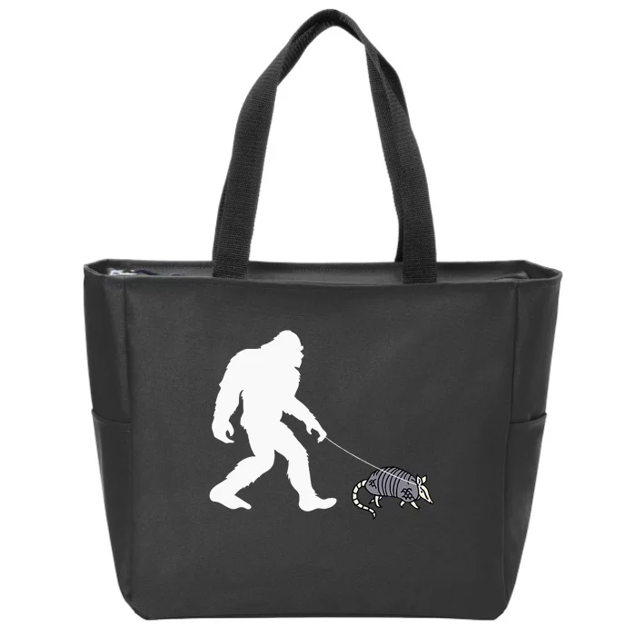 Walking Armadillo Gifts Zip Tote Bag