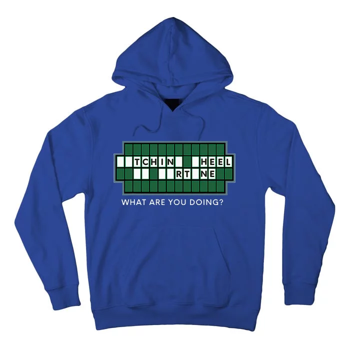 Wheel And Game Show Lovers, Fortune Word Puzzles Tall Hoodie