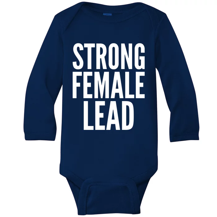 Wo Actress Gift Funny Gift Strong Female Lead Great Gift Baby Long Sleeve Bodysuit