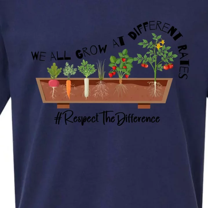 We All Grow At Different Rates Sueded Cloud Jersey T-Shirt