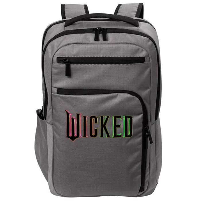 Wicked And Green Logo Impact Tech Backpack