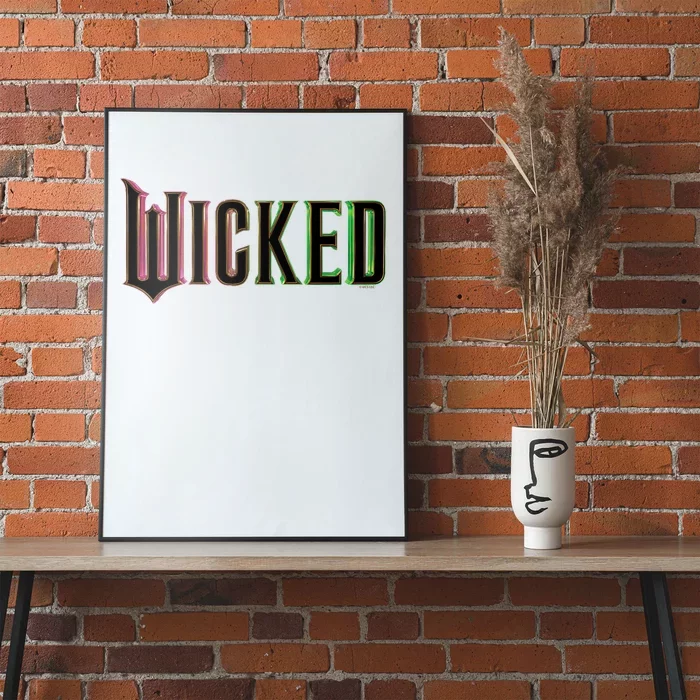 Wicked And Green Logo Poster