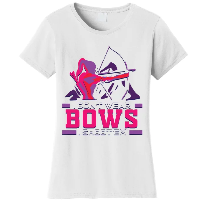 Womens Archery Gift For Woman Archer Bow And Arrow Hunter Lady Women's T-Shirt