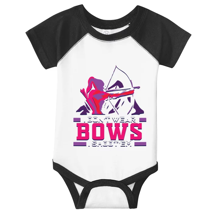 Womens Archery Gift For Woman Archer Bow And Arrow Hunter Lady Infant Baby Jersey Bodysuit