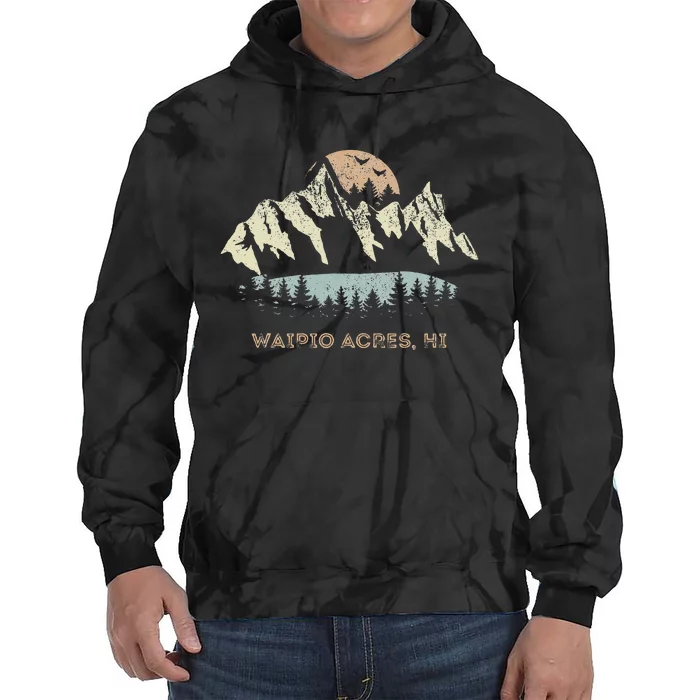 Waipio Acres Hawaii Mountain Sunset Sunrise Hi Tie Dye Hoodie