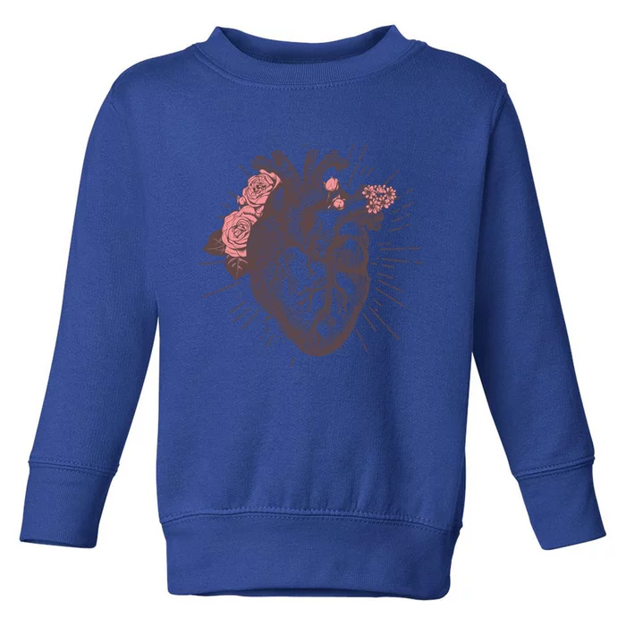 Wos Anatomical Heart Hu Heart Anatomy Gift Tee Gift Toddler Sweatshirt