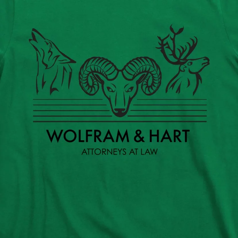 Wolfram &Amp; Hart Attorneys At Law Fitted T-Shirt