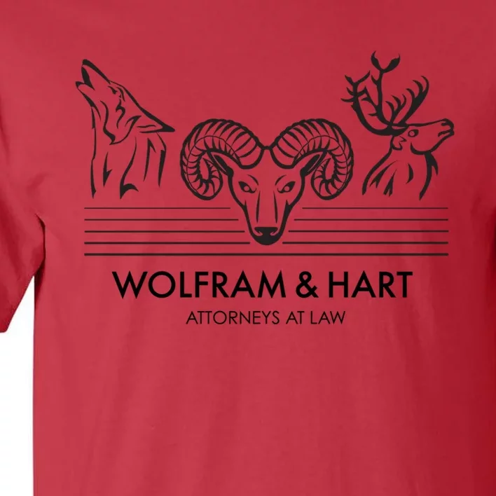 Wolfram &Amp; Hart Attorneys At Law Fitted Tall T-Shirt