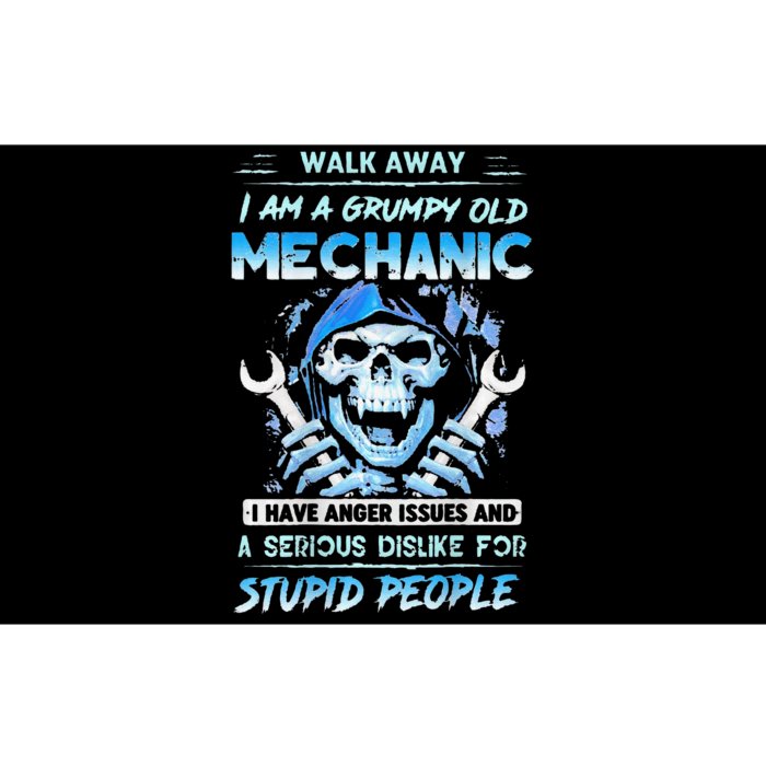 Walk Away Im A Grumpy Old Mechanic Bumper Sticker