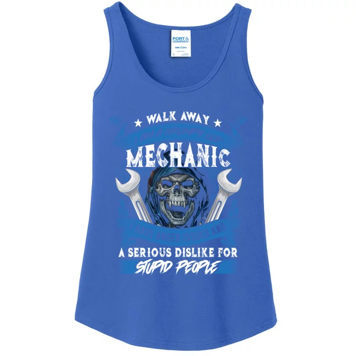 Walk Away I Am A Grumpy Old Mechanic I Have Anger Issues Gift Ladies Essential Tank