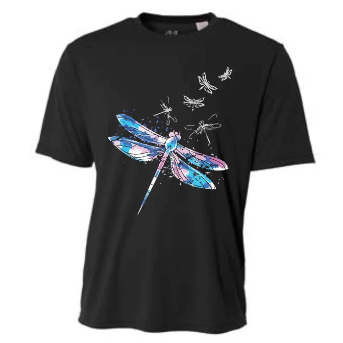 Wildlife Animal Insect Nature Gift Dragonfly Cooling Performance Crew T-Shirt