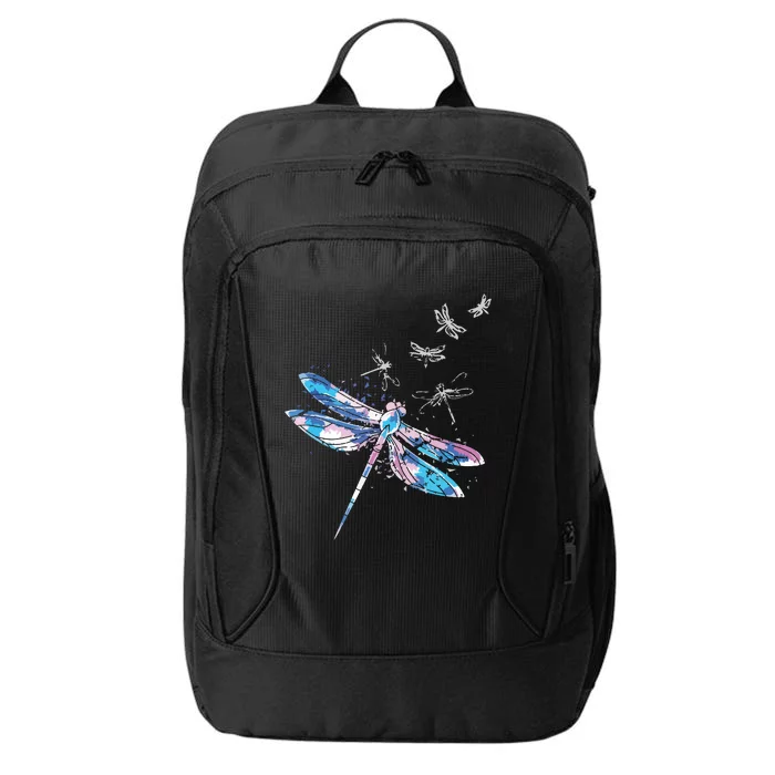 Wildlife Animal Insect Nature Gift Dragonfly City Backpack