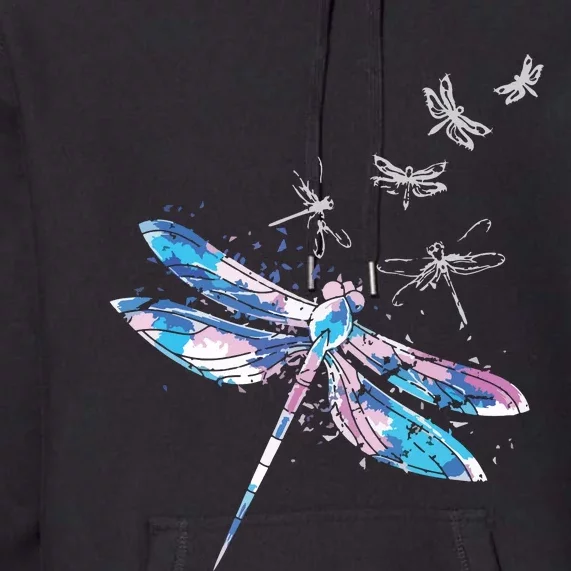 Wildlife Animal Insect Nature Gift Dragonfly Premium Hoodie