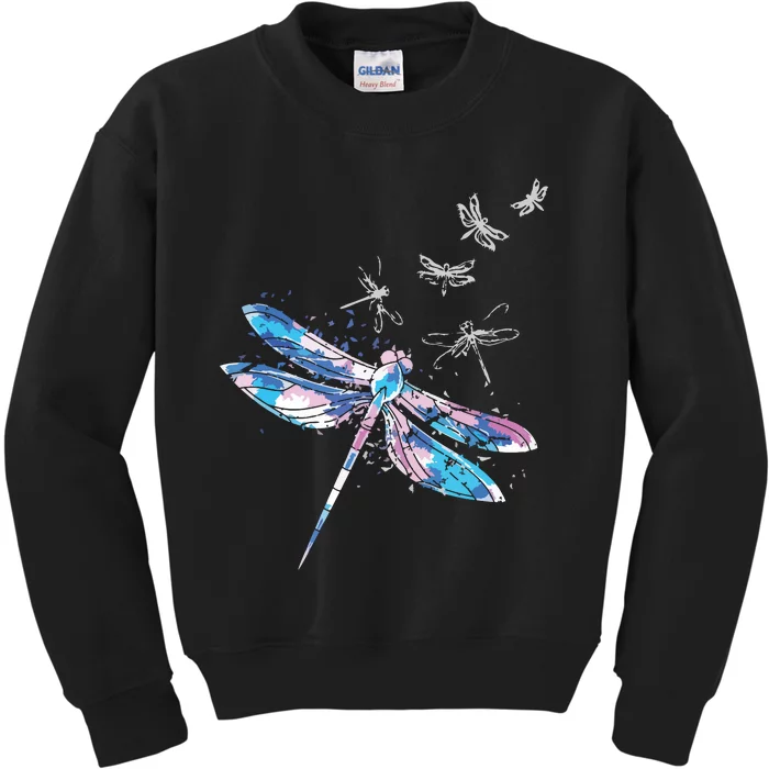 Wildlife Animal Insect Nature Gift Dragonfly Kids Sweatshirt