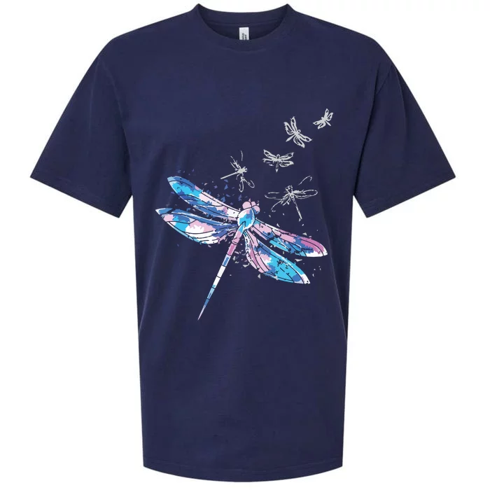 Wildlife Animal Insect Nature Gift Dragonfly Sueded Cloud Jersey T-Shirt