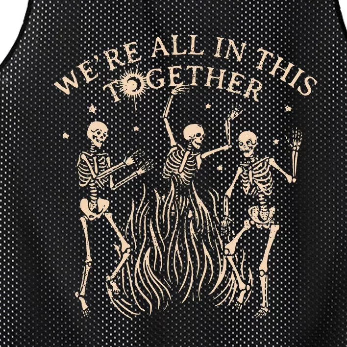 WeRe All In This Together Skeleton Mesh Reversible Basketball Jersey Tank