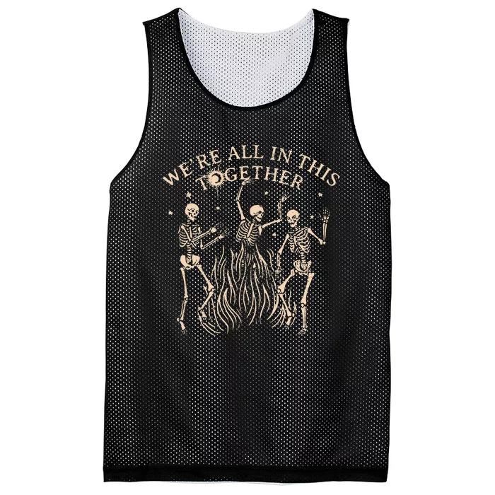 WeRe All In This Together Skeleton Mesh Reversible Basketball Jersey Tank