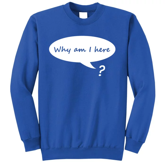 Why Am I Here? Funny Existential Crisis Gift Sweatshirt