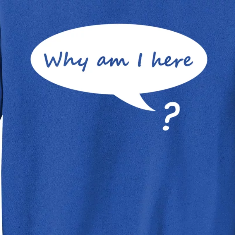 Why Am I Here? Funny Existential Crisis Gift Tall Sweatshirt