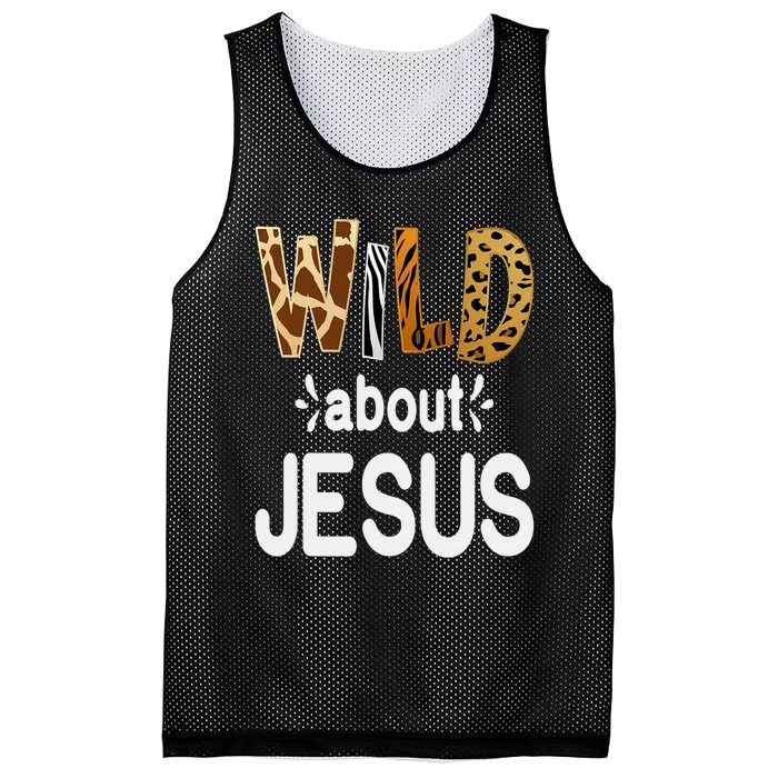 Wild About Jesus Christian And Jesus Believer Mesh Reversible Basketball Jersey Tank