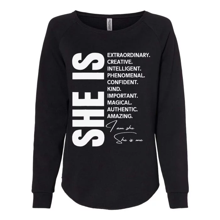 Woman Affirmation Juneteenth Freedom Day Black History Month Womens California Wash Sweatshirt