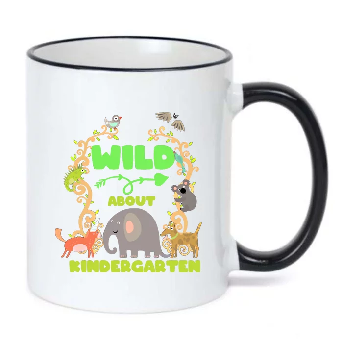 Wild About Kindergarten Back To School Classroom Cute Gift Black Color Changing Mug