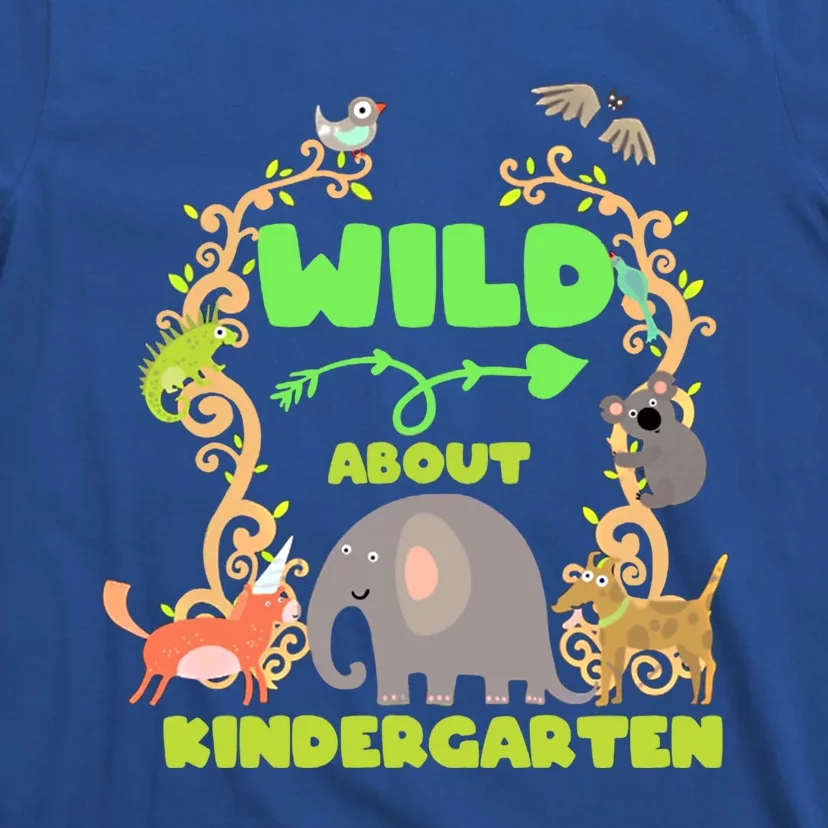 Wild About Kindergarten Back To School Classroom Cute Gift T-Shirt