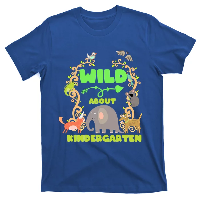 Wild About Kindergarten Back To School Classroom Cute Gift T-Shirt